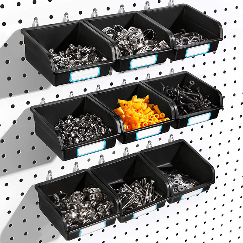 Home Improvement Binford Tools - 1Set Efficient Pegboard Storage Bins With