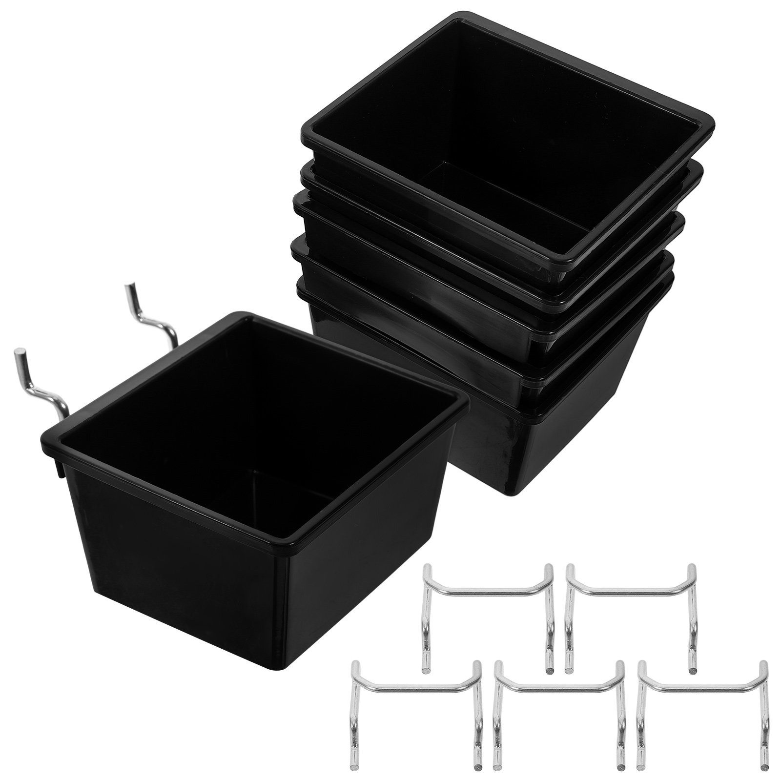 6Sets Pegboard Bins Plastic St - Home Improvement Binford Tools recension och pris