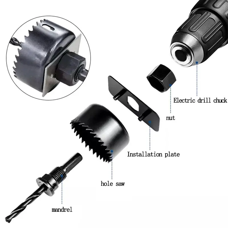 6PC 32-54mm Hole Saw Set for G - Home Improvement Center recension och pris