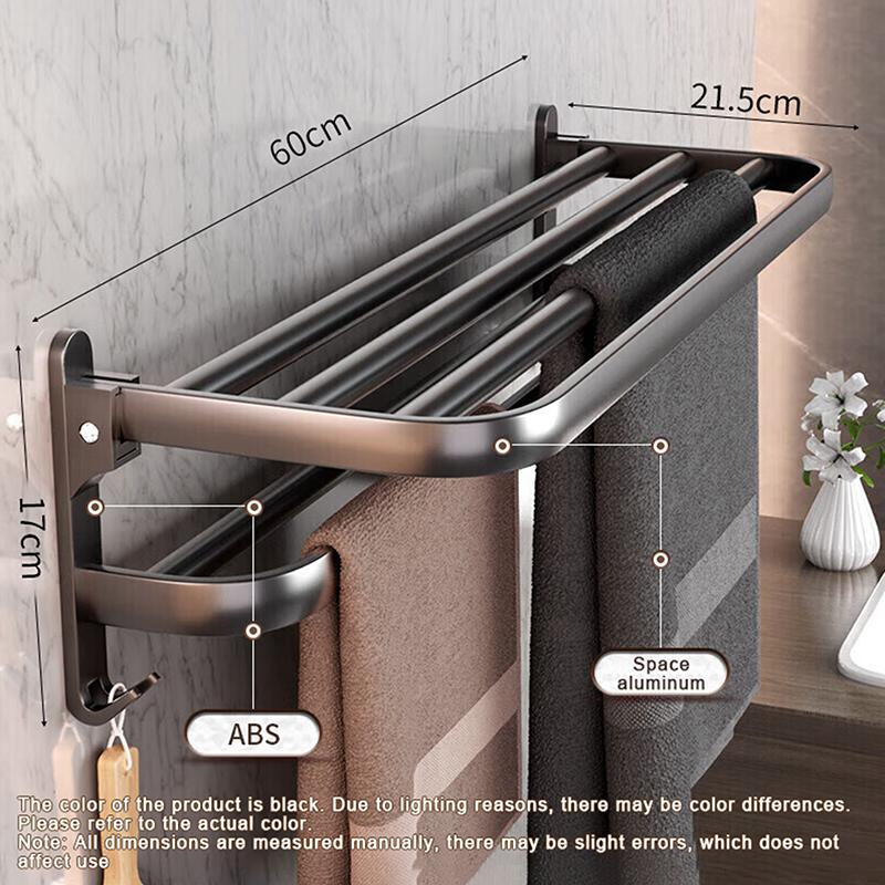 Self-adhesive Bathroom Towel R - Wall Anchor Plastic recension och pris