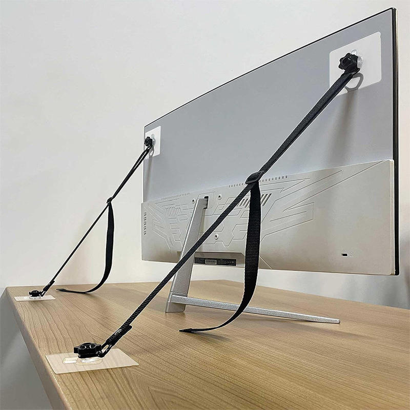 2 Pack Adjustable TV Safety St - Wall Anchor Plastic recension och pris