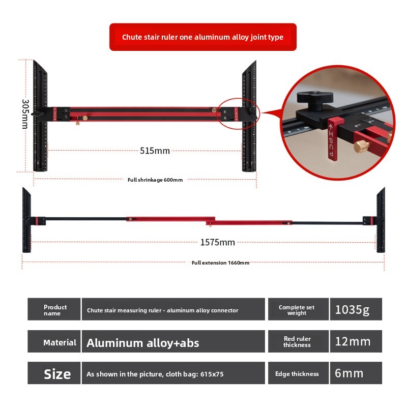 Aluminum Alloy Stair Ruler,Hig - Home Improvement And Tools recension och pris