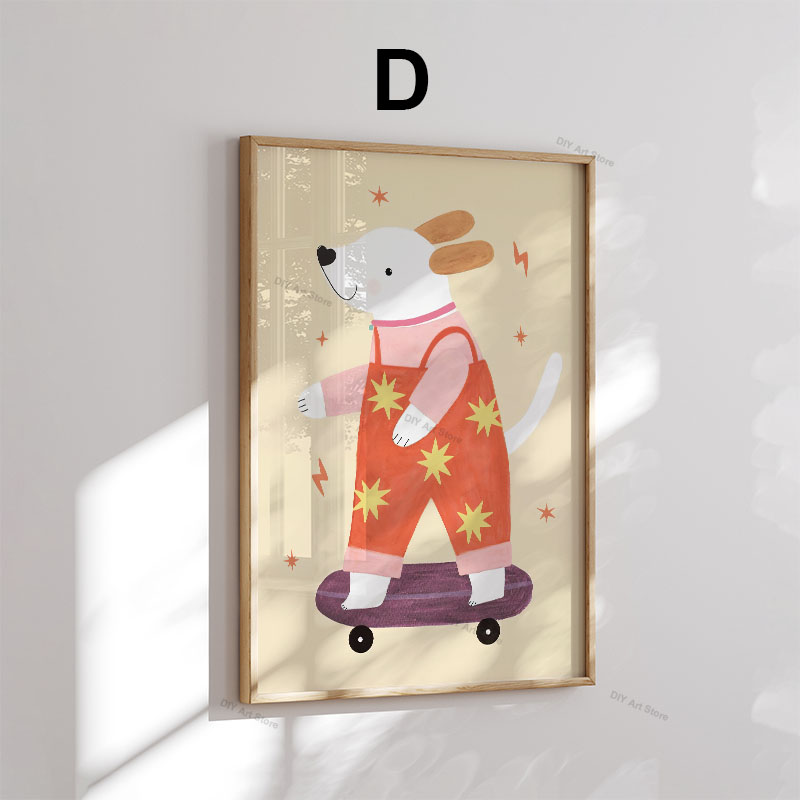 Funny Cartoon Animal Nursery W - Wall Texture Spray recension och pris
