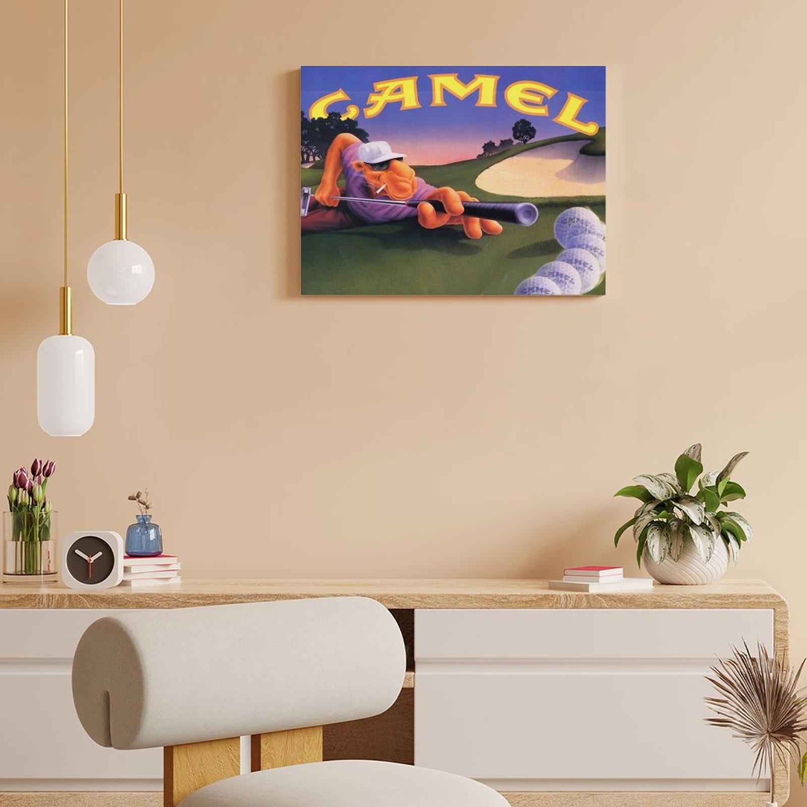 Vintage Joe Camel Roulette Ad  - Wall Texture Spray recension och pris