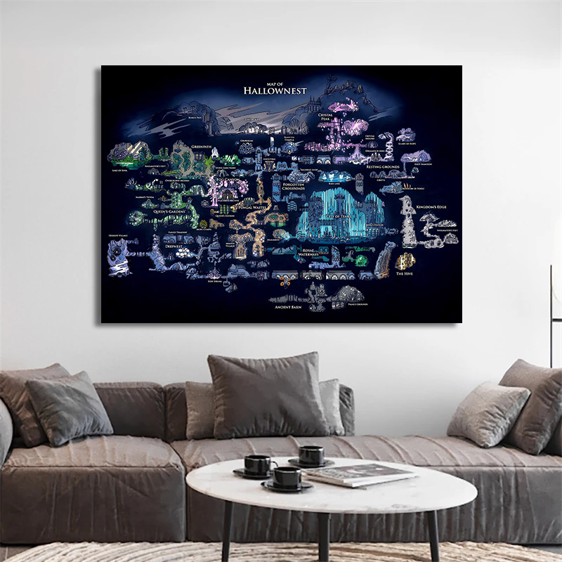 Game Hollow Knight Map Game Po - Home Improvement Game recension och pris