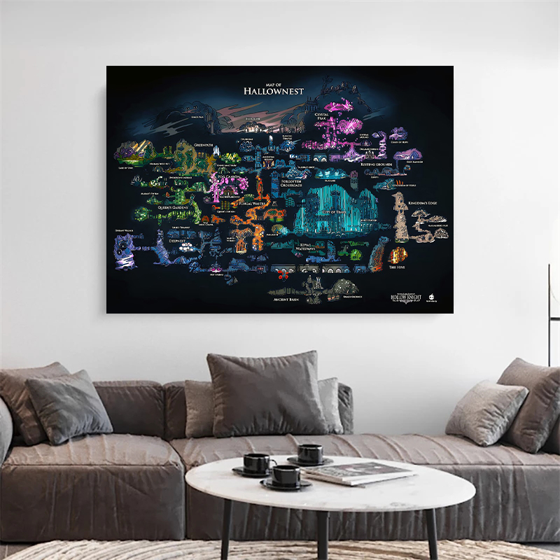 Game Hollow Knight Map Game Po - Home Improvement Game recension och pris
