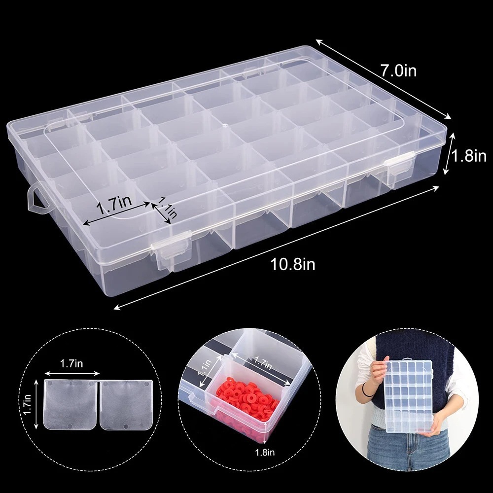 Portable 24/36 Grids Storage B - Home Improvement Binford Tools recension och pris
