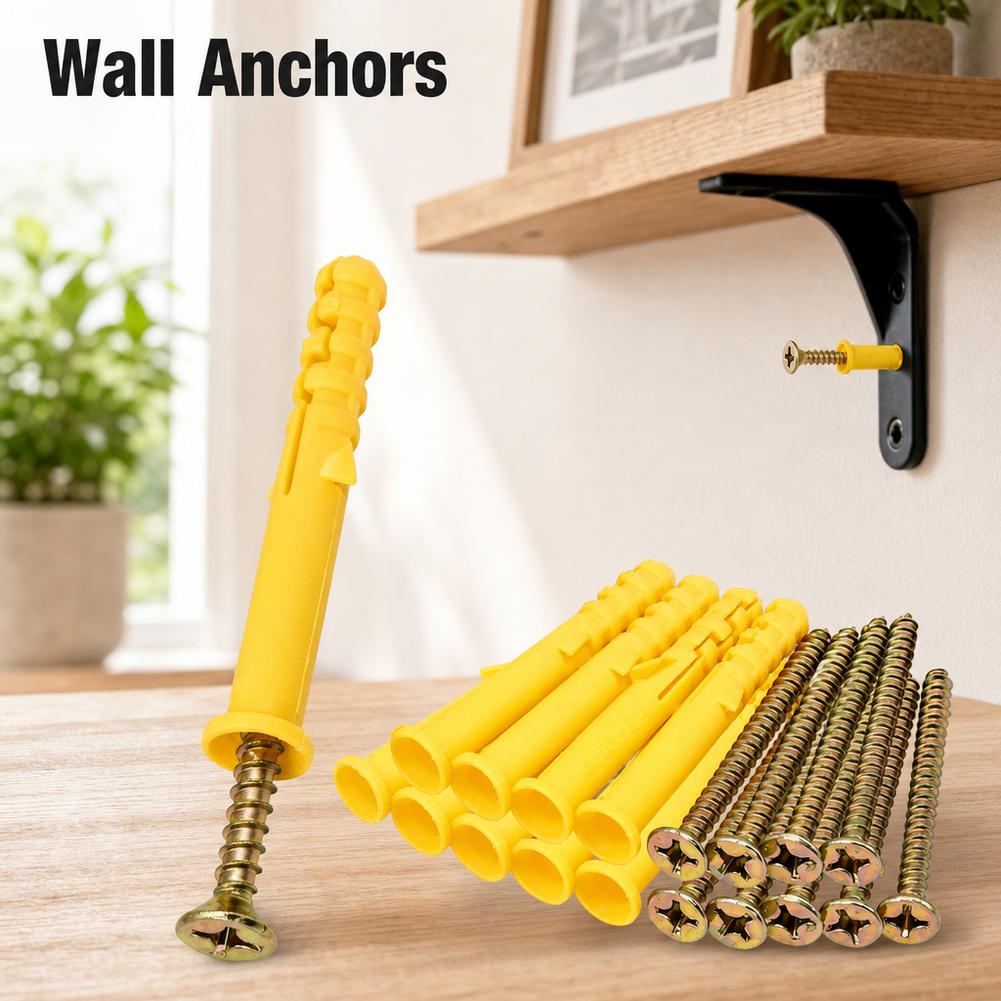 M6 M8 Drywall Anchor and Screw - Wall Anchor Plastic recension och pris