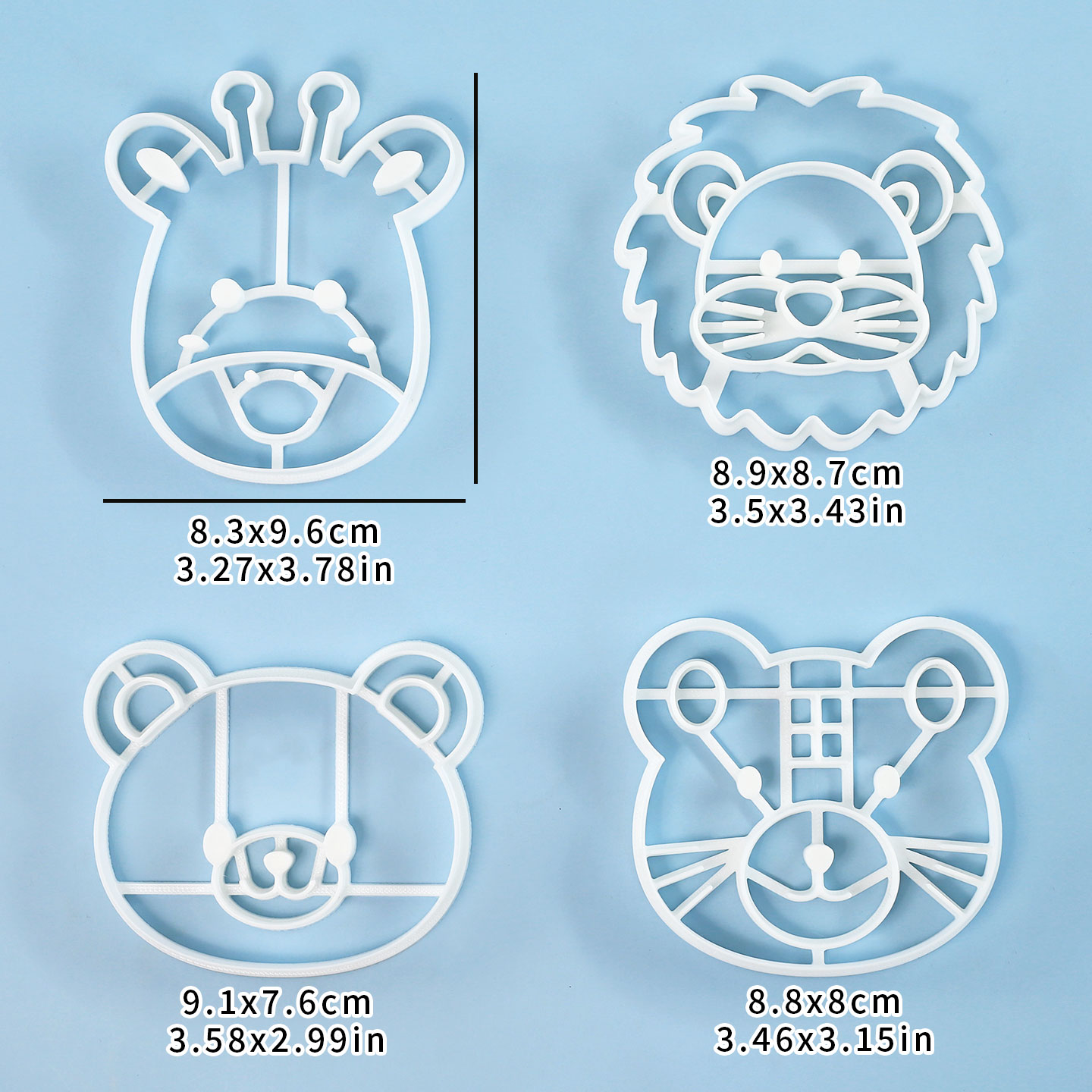4 Pcs Animal Cookie Cutters Se - Home Improvement Supplies recension och pris