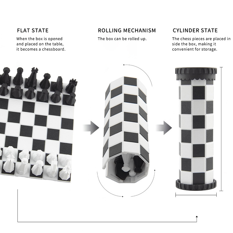 2 in 1 Portable Chess Game Set - Home Improvement Game recension och pris