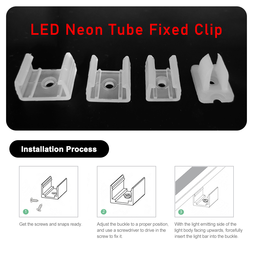 Led Strip Connector Fix Clips  - Wall Anchor Plastic recension och pris