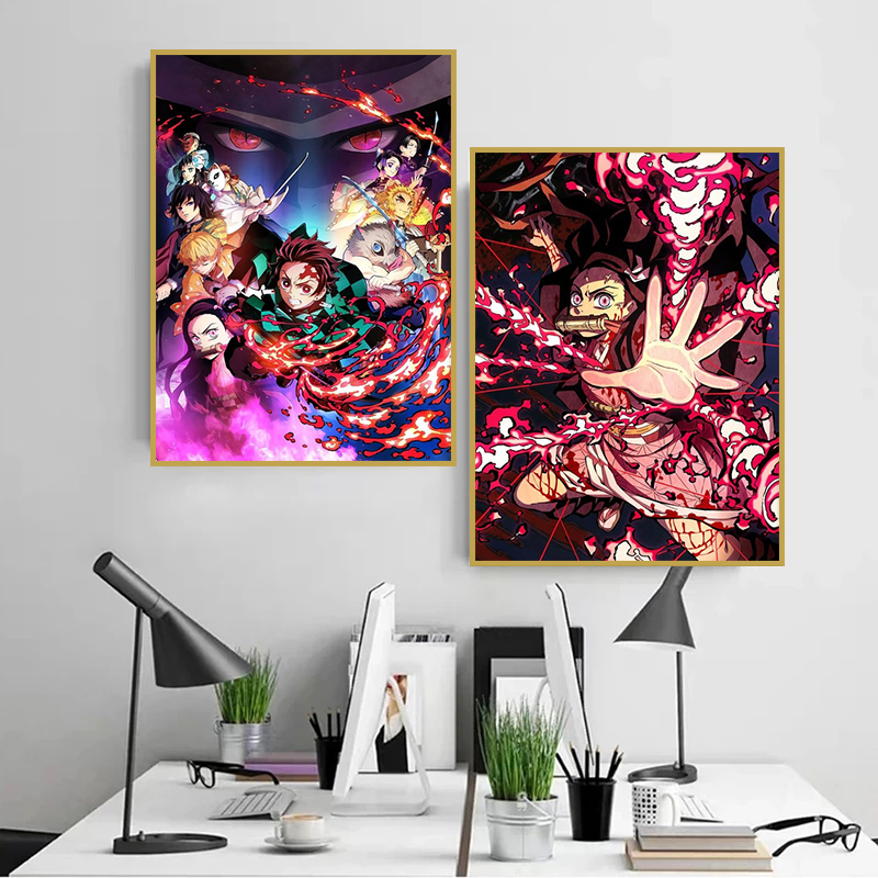 Frameless,Anime Demon Slayer C - Wall Texture Spray recension och pris