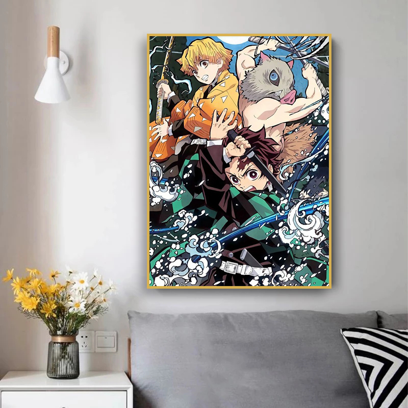 Frameless,Anime Demon Slayer C - Wall Texture Spray recension och pris