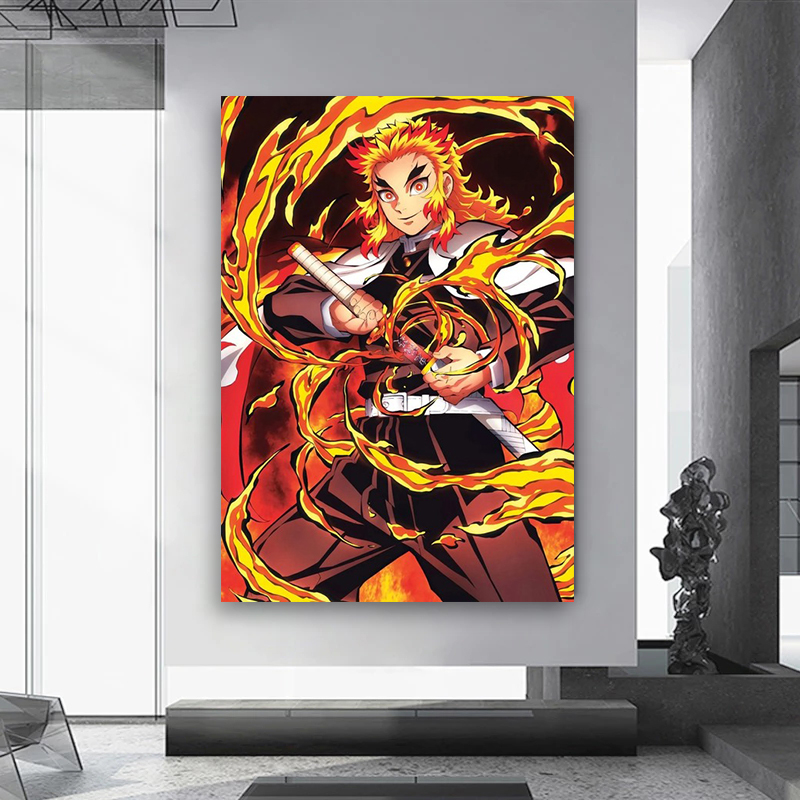 Frameless,Anime Demon Slayer C - Wall Texture Spray recension och pris