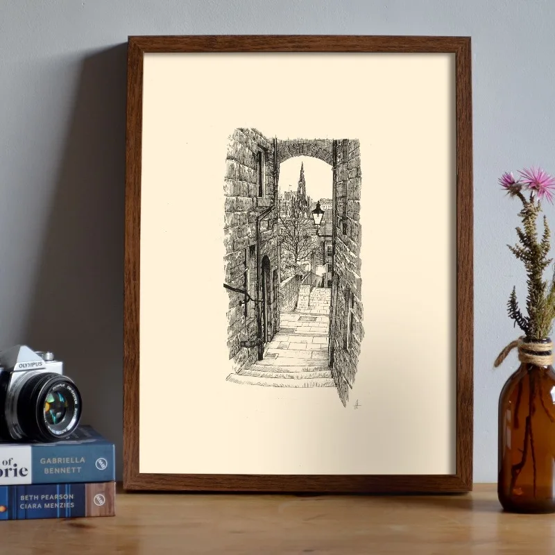 Vintage Edinburgh Castle Pen I - Wall Texture Spray recension och pris