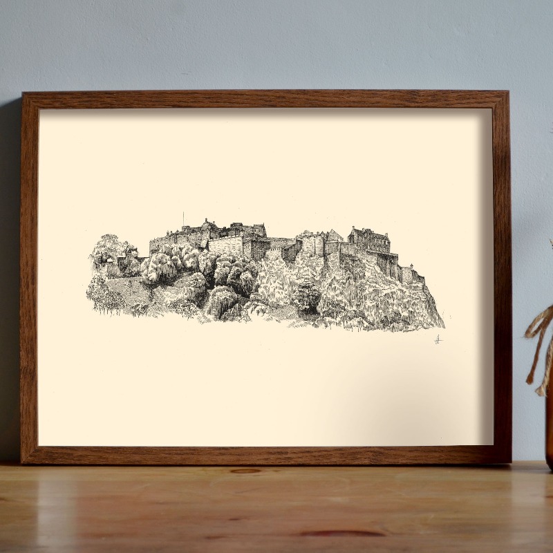 Vintage Edinburgh Castle Pen I - Wall Texture Spray recension och pris