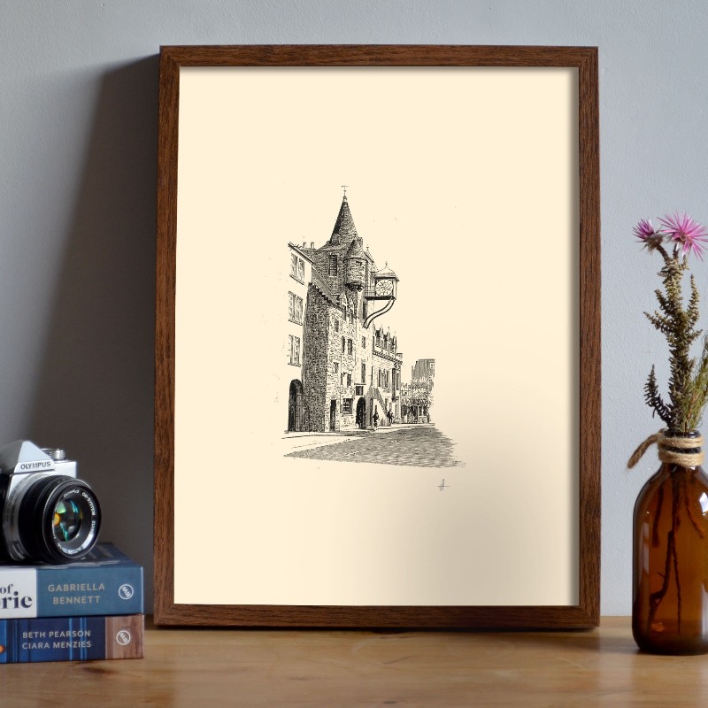 Vintage Edinburgh Castle Pen I - Wall Texture Spray recension och pris